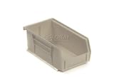 Akro Bins Stacking Bin 4-1/8 X 7-3/8 X 3 Beige. Package of 24