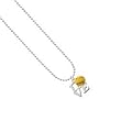 Silver Love with Softball Ball Chain Charm Necklace [Jewelry]