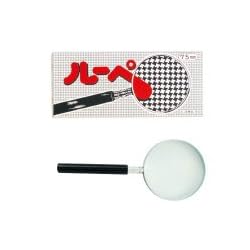 エボ柄ルーペ７５mm拡大鏡