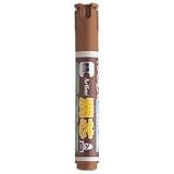 シャチハタ アートライン 潤芯 油性マーカー 丸２ 茶色