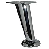 Buy 5 Slanted Aluminum Furniture Leg - Pewter by tablelegsonline.com