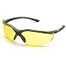 Elvex SG-12A Acer Safety Glasses, with Amber Hard Coated Polycarbonate Lenses.