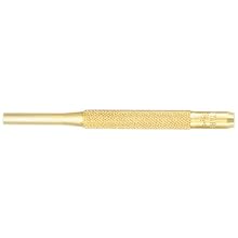 Starrett B565F Brass Drive Pin Punch, 4" Length, 7/32" Punch Diameter