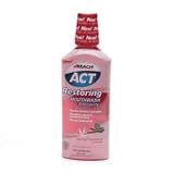 Reach Act Restoring Mouthwash Anticavity, Icy Cool Cinnamon, 18 Fl Oz (530 mL) 2 pack (2 bottles total)