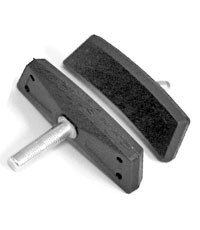 ACTION BRAKE SHOE MX KOOL PHAT PAD STUDDED BLACK