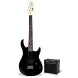 Peavey Rockmaster Guitar with Amplifier Pack- Black