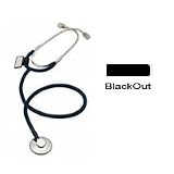 Adult Single Head Stethoscope by MDF Instruments Direct, Blackout - 1 Ea