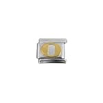 zoppini gold number 0 charm