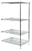 Storelogic 2KNX9 Shelving, Add-On, H 74, W 24, D 18, Zinc