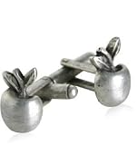 Forbidden Apple Pewter Novelty Cufflinks with Presentation Box