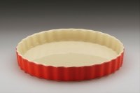 Tortenform / Quicheform ELSASS, Ø 28 cm / Quiche Form, rot
