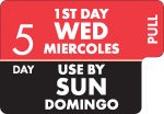 Review Daydots  / 1.5 in X Duo-Dots 1 Inch DuraDot 5 Day Wed/Sun