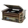 Soundmaster NR 513 Nostalgie Stereo Musikcenter mit CD, Plattenspieler, Kassettenteil und UKW/MW-Radio
