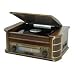 Soundmaster NR 513 Nostalgie Stereo Musikcenter mit CD, Plattenspieler, Kassettenteil und UKW/MW-Radio