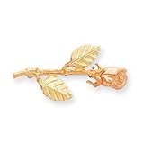 10k Black Hills Gold Rose Pin