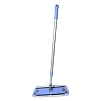 Zwipes 774 Microfiber Flat Mop with Pole - Use Dry or Wet