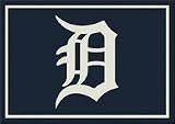Detroit Tigers 5 4" x 7 8" Team Spirit Area Rug