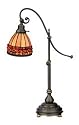 Quoizel Timeless Task Collection Pomez Tiffany Desk Lamp
