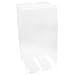 Dynalon 172125-0001 Acrylic Big Beta Box Beta Block Large Capacity Storage Bin, 12.75" Length x 12.75" Width x 25" Height