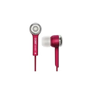 Coby Jammerz High-Performance Isolation Stereo Earphones CVE52RED (Red)