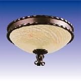 Aspen 3-Bulb Flush-Mount Ceiling Lamp