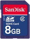 8GB SDHC Speicherkarte für Canon EOS 1000D, sandisk