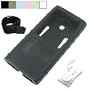PCMICROSTORE Brand Premium Silicone Skin Case Cover with Belt Clip - Sports Armband - Sceen Protector - for Cowon iAUDIO U5 U5-08BS U5-04WS 4gb 8gb