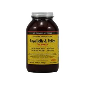 YS Royal Jelly/Honey Bee - Fresh Royal Jelly & Pollen In, 23 oz gel