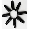 Black tip 50 pcs/bag, (size 10)