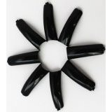 Black tip 50 pcs/bag, (size 10)