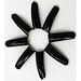 Black tip 50 pcs/bag, (size 10)
