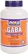 NOW GABA 500 MG with Vitamin B-6 - 100 Capsules