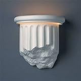 Ambiance Aegean Small Column Wall Sconce Justice Design Group Lighting (4720)