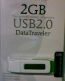 Kingston 2 gb Data Traveler USB 2.0 flash drive in retail packaging