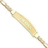 14K Minnesota Vikings Lrg Satin Vikings Figaro - NF1151-7