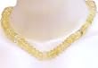 Citrine Necklace Gemstone Bead Handcrafted Jewelry 18 inches