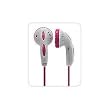 iSkin Pink/White Earbud Earphones