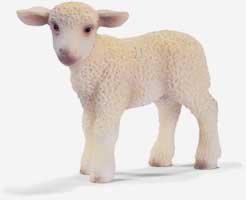 Standing Lamb Toy, 2.24"