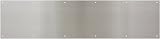 National Hardware V1996 KickPlate, Satin Nickel, 8-by-34-Inch