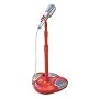 Red Music Pop Star Singalong Microphone: Musical Party Stage Microphone Stand for the Little Idol