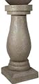 Echo Valley 4046 Baluster Column Granite Finished Resin Pedestal for Gazing Globe or Sundial