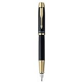 Parker IM Fountain Pen Gold Trim Black