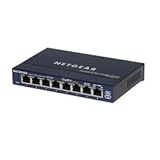 IMAGE OF New Netgear Copper Gigabit Ethernet Switch 10/100/1000 8ports Auto-Sensing Auto Uplink/Full Duplex