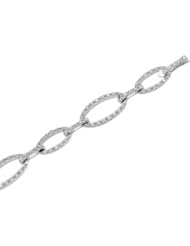 14K White Gold Diamond Bracelet