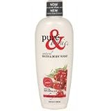 Natural Bath & Body Wash, Cherry Almond, Paraben Free 12 oz by Pure and Basic Products / 12 Oz.