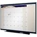 Quartet Prestige Total Erase Dry-Erase One-Month Calendar, 4 x 3 Feet, Graphite Frame (CP43)