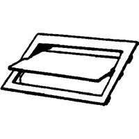 Cast Iron Ash Dump, 4 1/2' x 9'