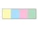 Seiko Assorted Color Labels 4-Pack (1-Each of Yellow,Blue,Green and Pink )