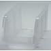 Large Stacking Bins - Set of 4 (Clear) (5 H x 5.5 W x 10.25 D)