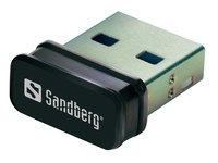 Samsung SANDBERG Micro WiFi USB Dongle. 802.11b 802.11g 802.11n USB2.0 Hi-Speed Bis 500M 1640F 150 Mbit/s